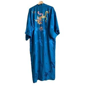 100% silk embroidered kimono